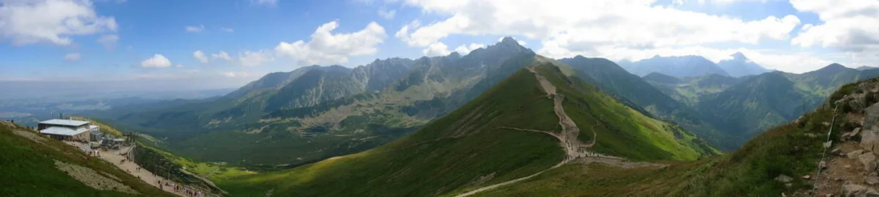 Kasprowy Wierch panorama wschodnia