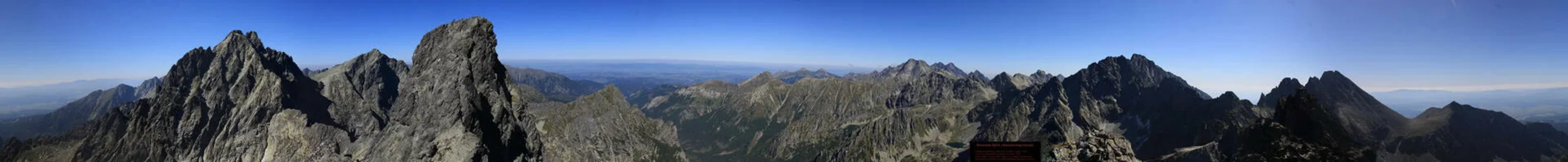 Panorama z Rumanowego Szczytu (360st)
