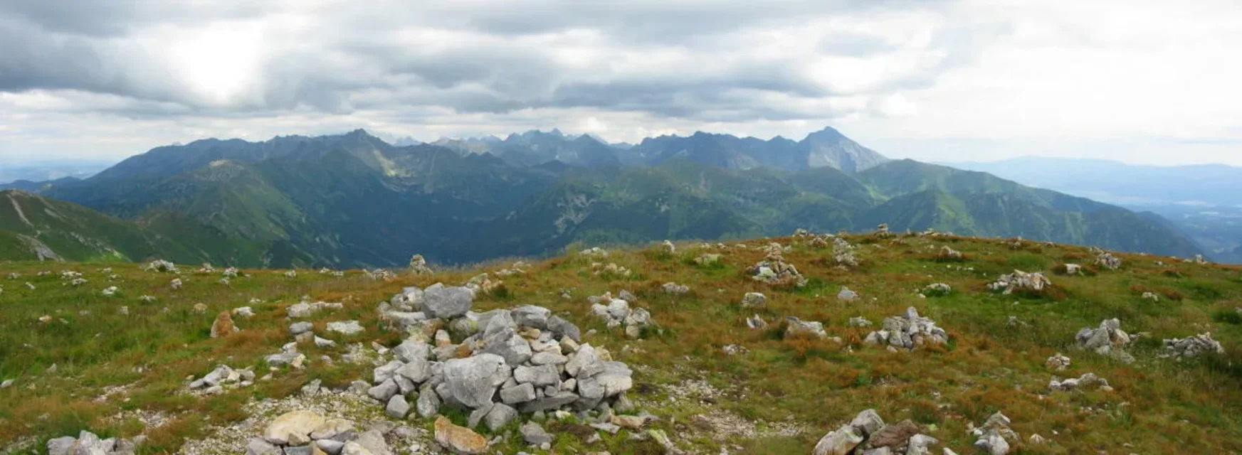 Panorama Tatr Wysokich z Krzesanicy