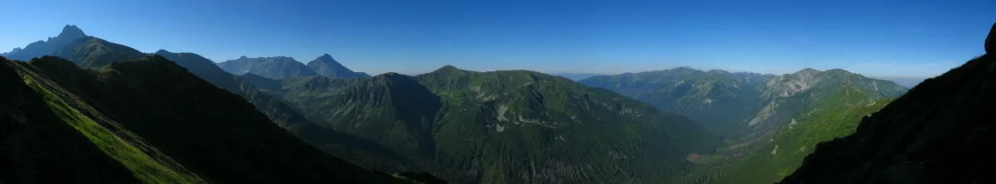 Panorama otoczenia Doliny Liptowskiej
