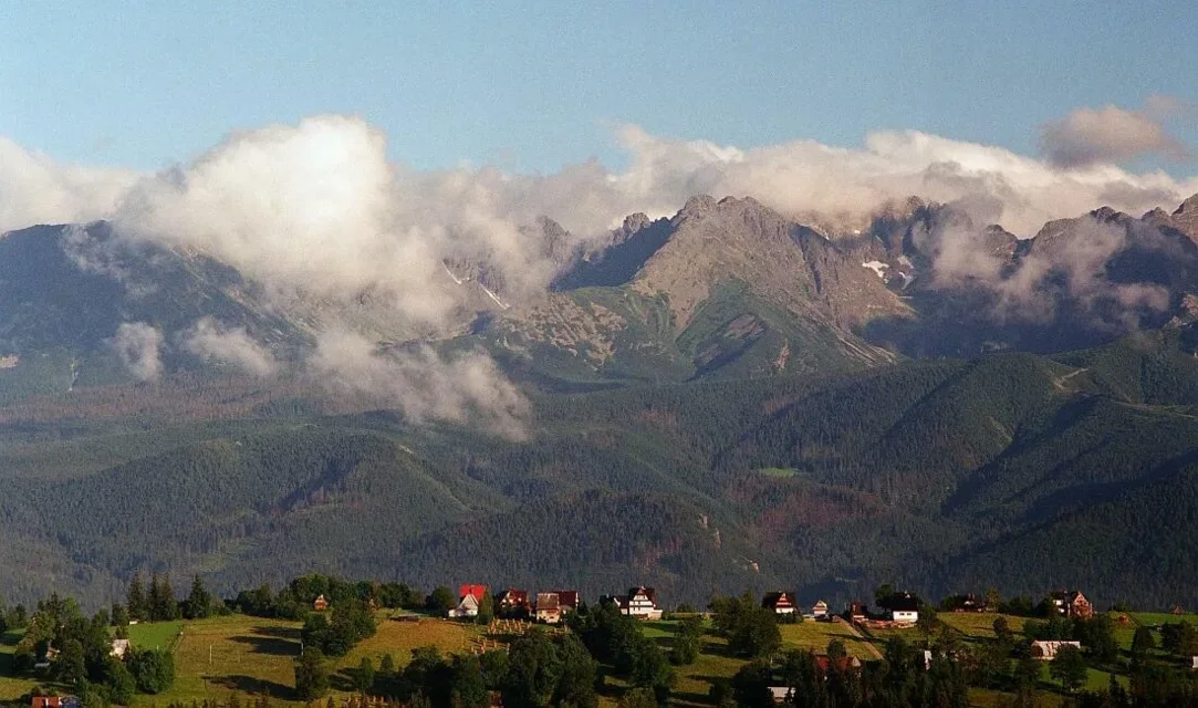 Widok na Tatry z Zębu