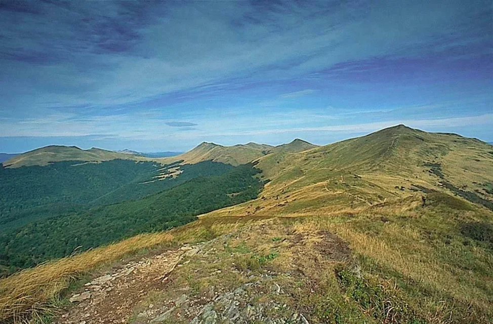 Panorama połonin z Rozsypańca