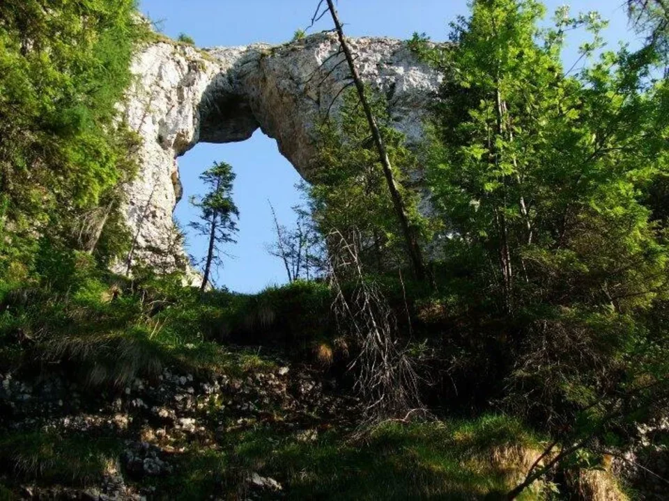Okno v prirodnej rezervacii Ohniste