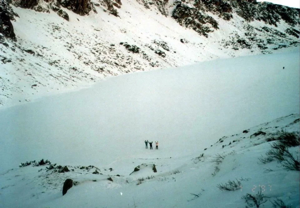 Morskie Oko zimą