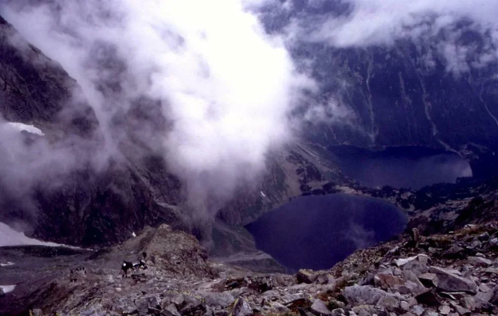 Czarny Staw i Morskie Oko z Rys