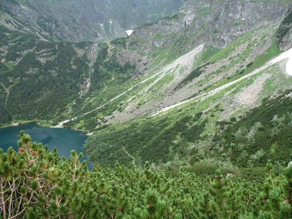 gdzieś tam jeszcze leży śnieg ....