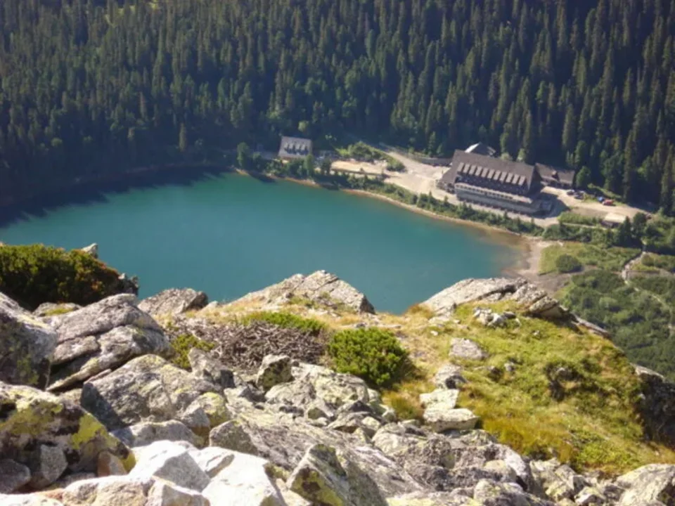 popradske pleso-popradzkim stawem.