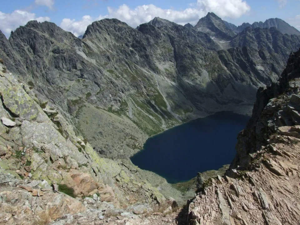 Wielki Staw Hińczowy w Dolinie Mięguszowieckiej.
