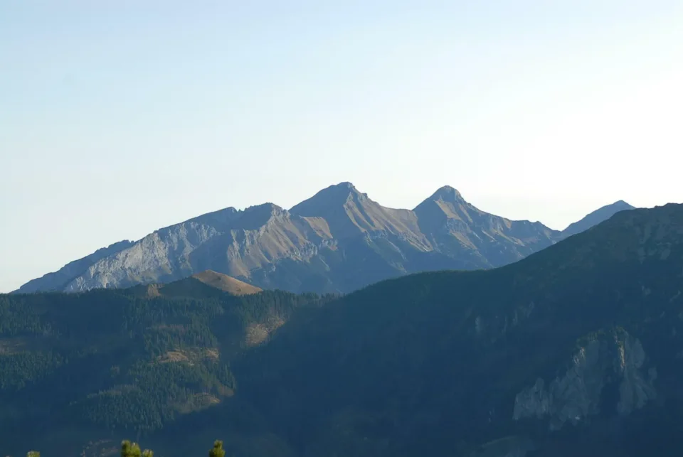 WIDOK NA TATRY BIELSKIE -JESIEŃ