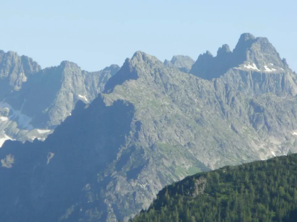 Tatry Wysokie z Gęsiej Szyj