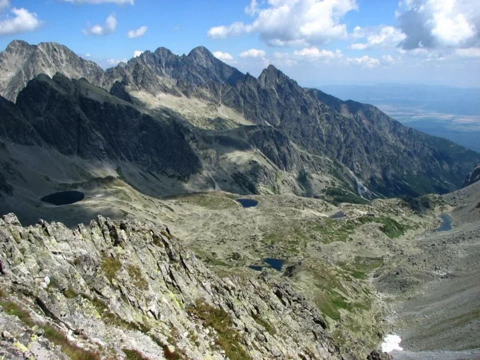 Widok na Dolinę Staroleśną z Małej Wysokiej