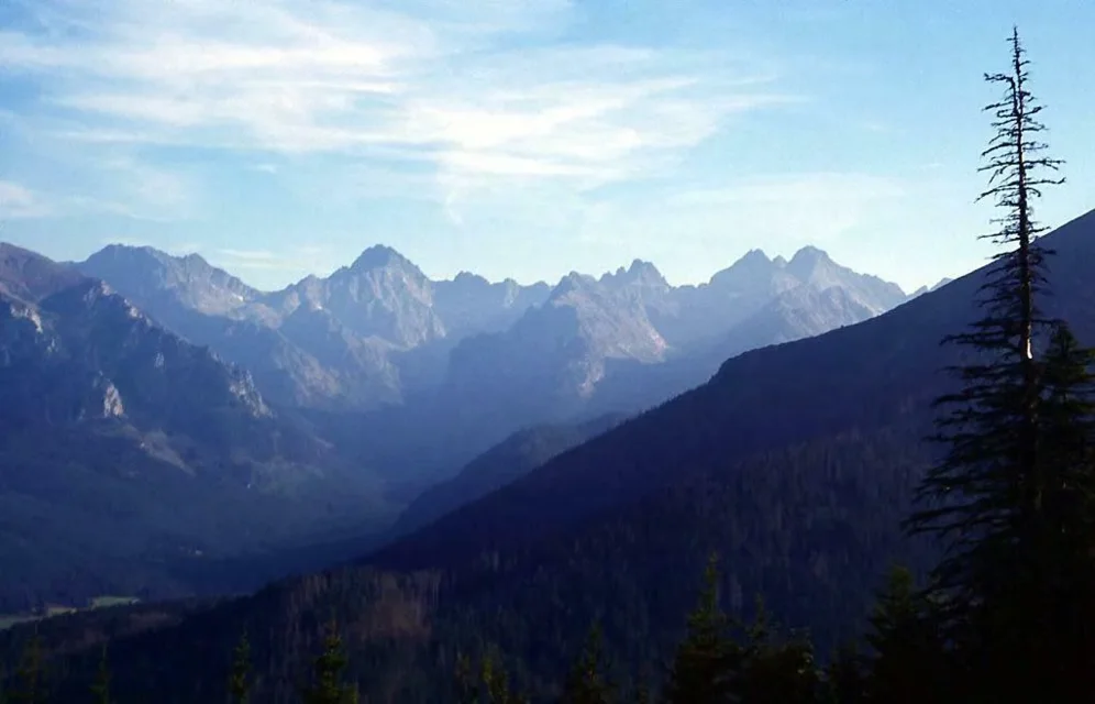 Tatry z Gęsiej Szyi