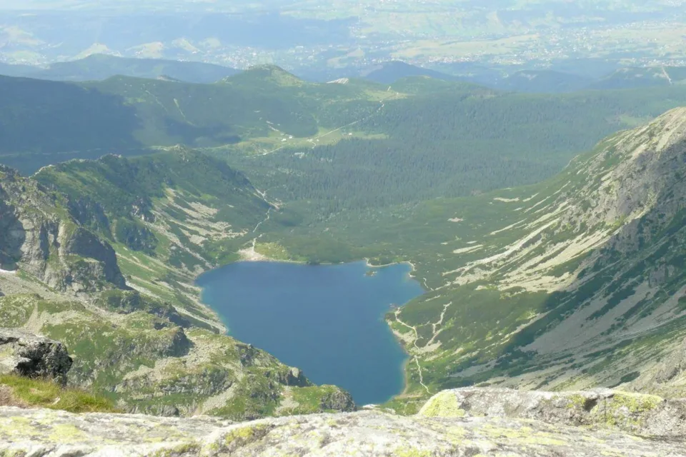 Widok z Granatów na Czarny