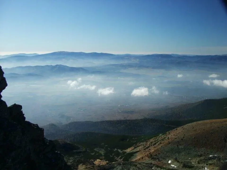 Nizke Tatry ponad Slavkovsku dolinu poza Slavkovsku kopu