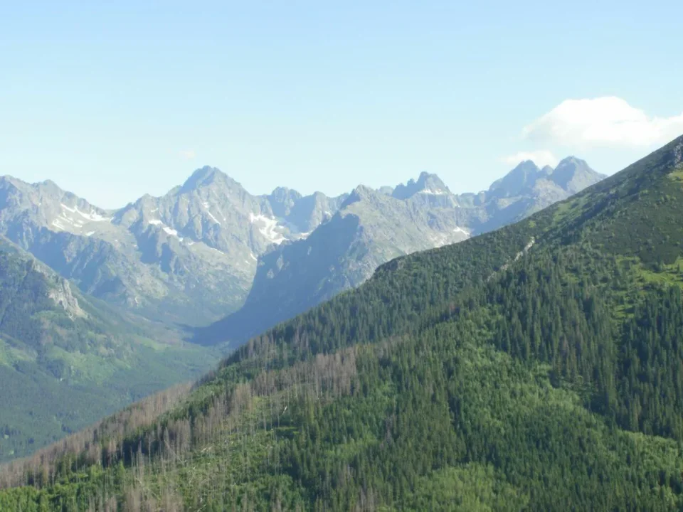 Tatry Wysokie z Gęsiej Szyj