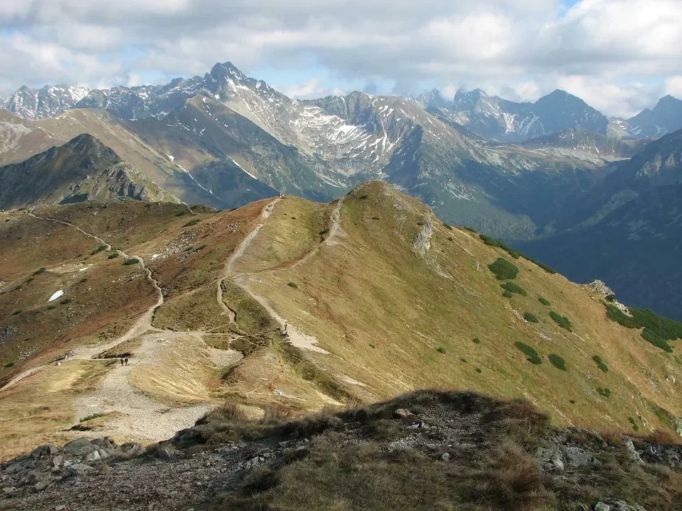 Tatry Wysokie ze szlaku na Kopę Kondracką
