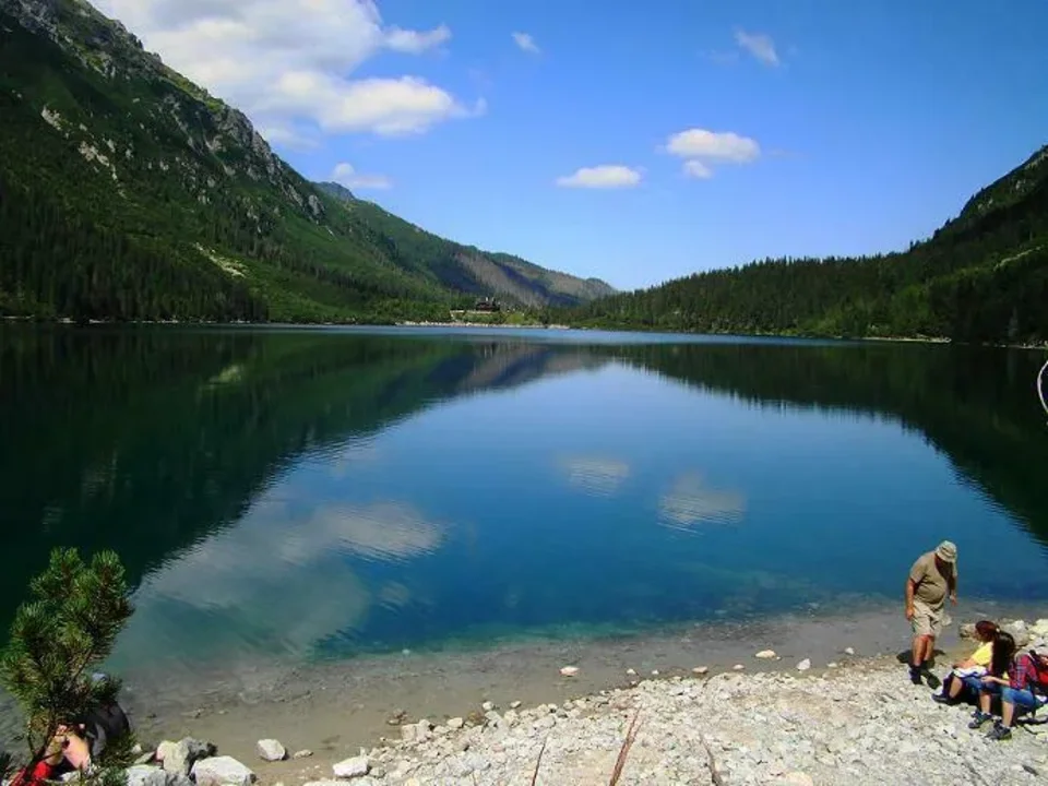 Morskie Oko z drugiej strony