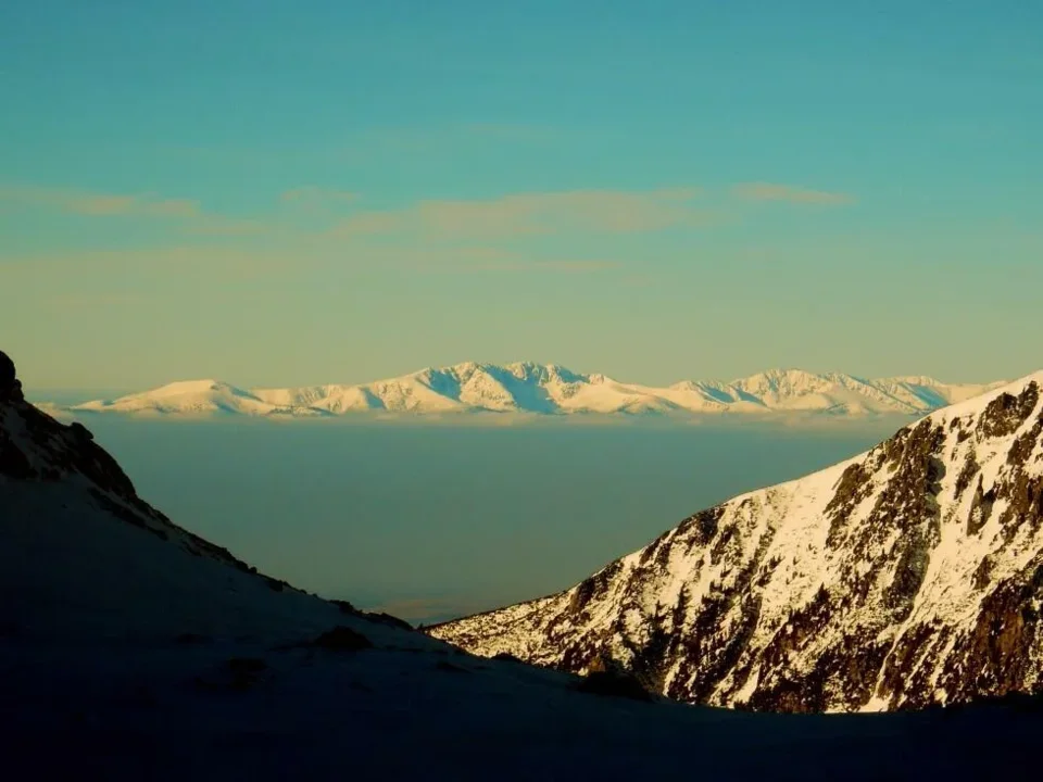 Dumbierske Nizke Tatry z Vysokych Tatier