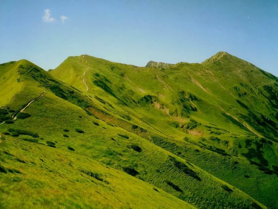Widok spod Trzydniowiańskiego Wierchu