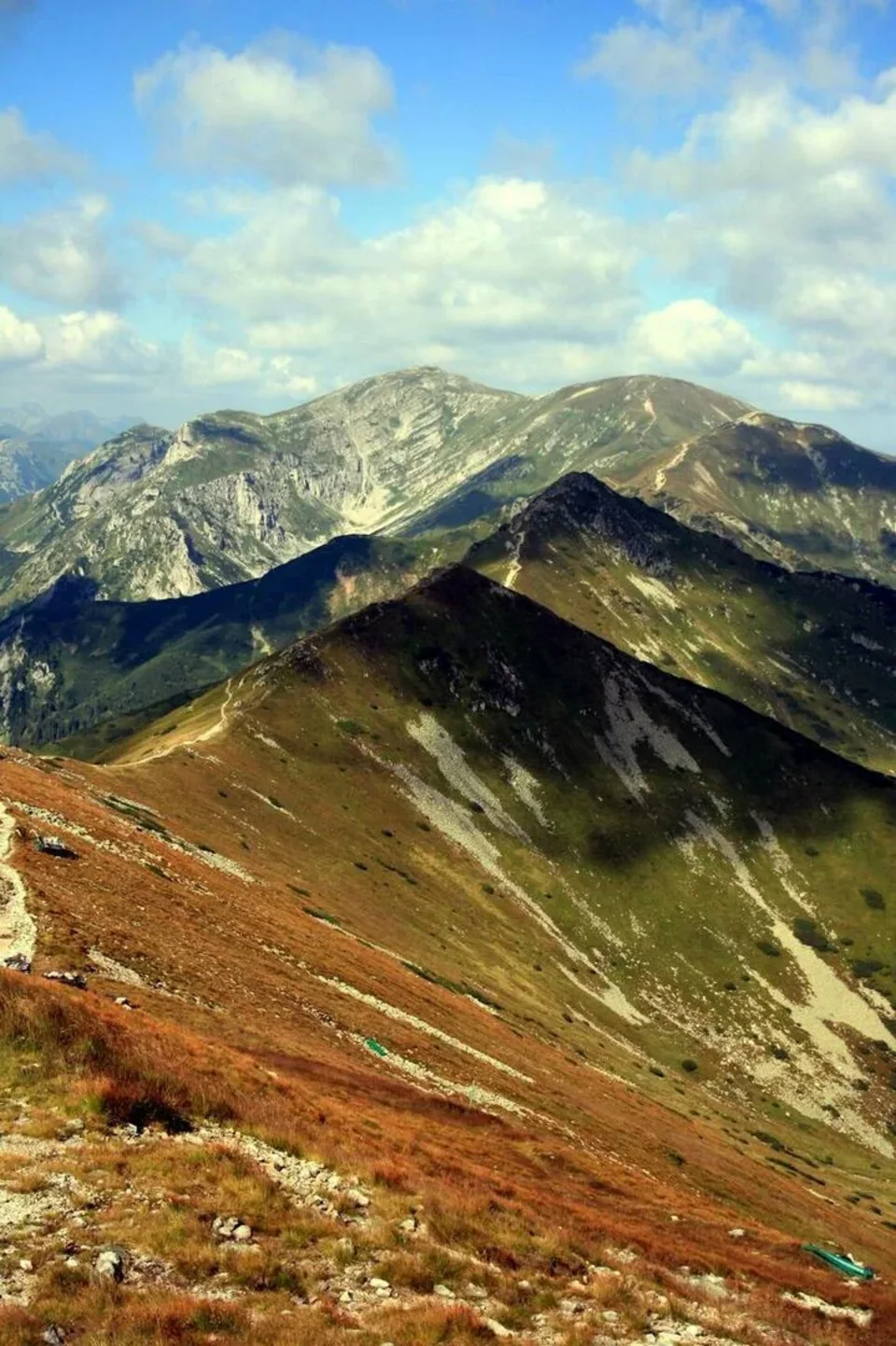 widok na Czerwone z Kasprowego
