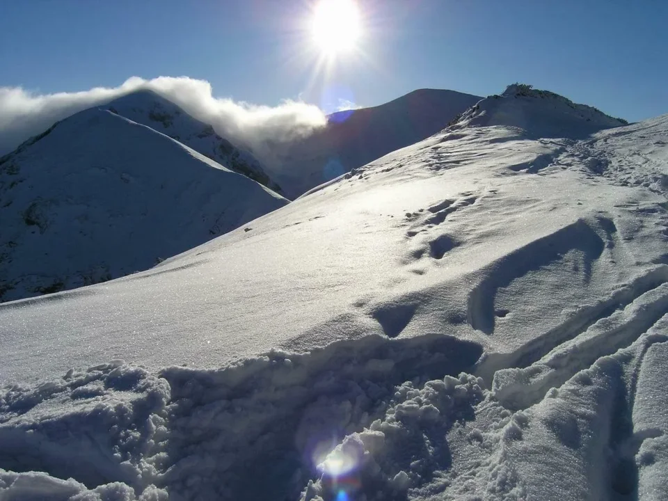 Słońce na Giewont