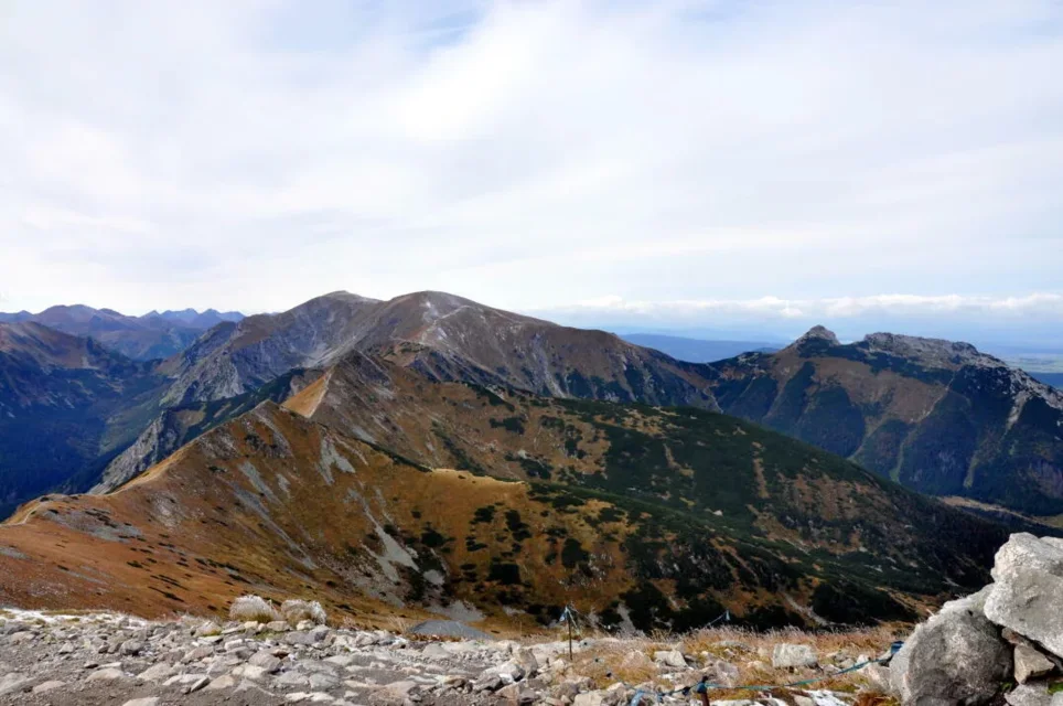 widok na Giewont z Kasprowego