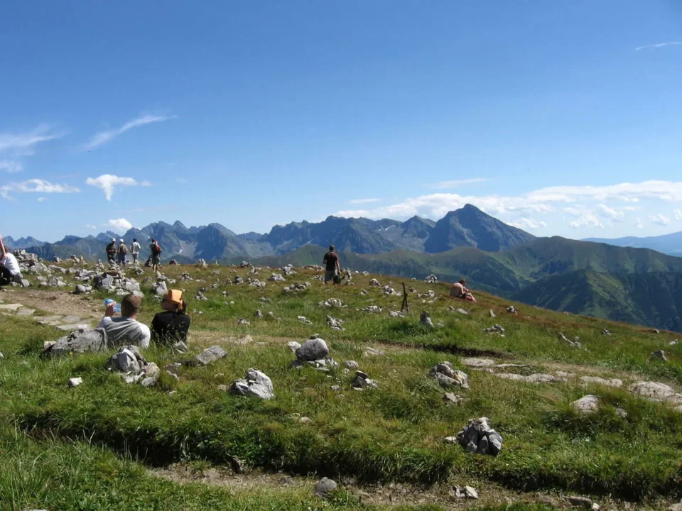 Panorama Tatr z Czerwonych Wierchów