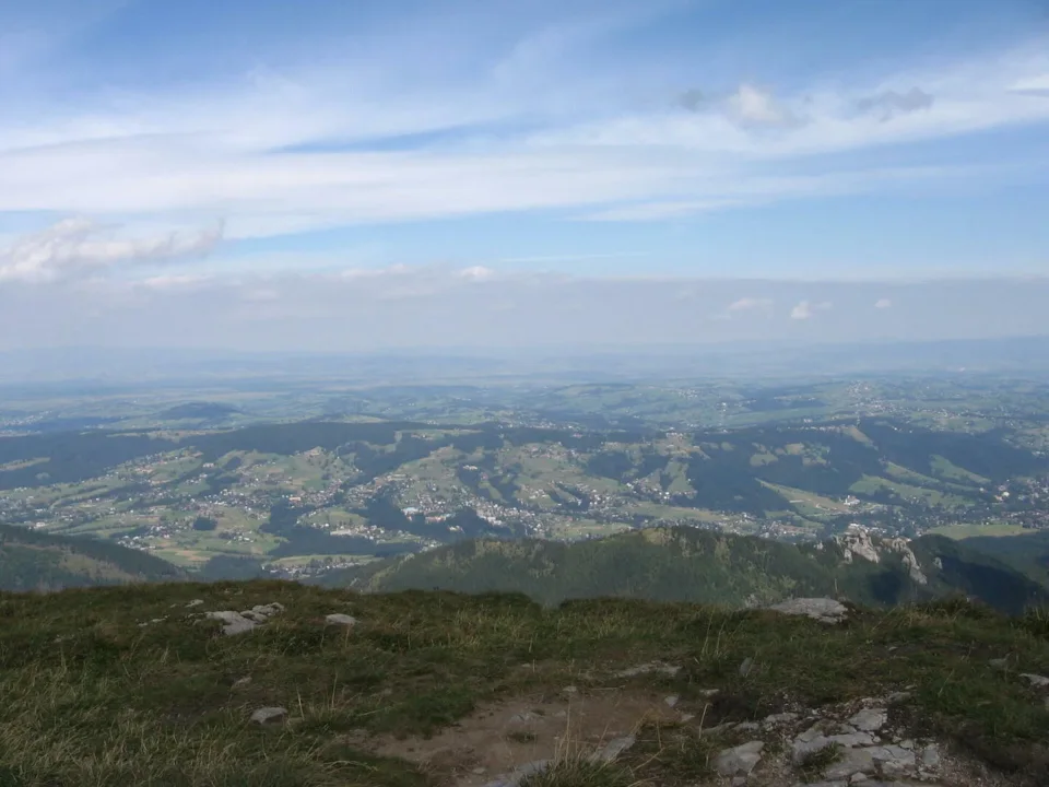 Podhale z Czerwonego Grzbietu