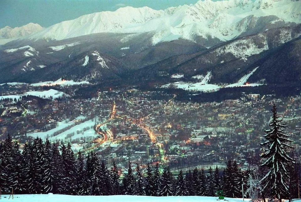 Zakopane nocą