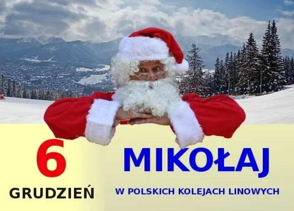 Św. Mikołaj w Polskich Kolejach Linowych