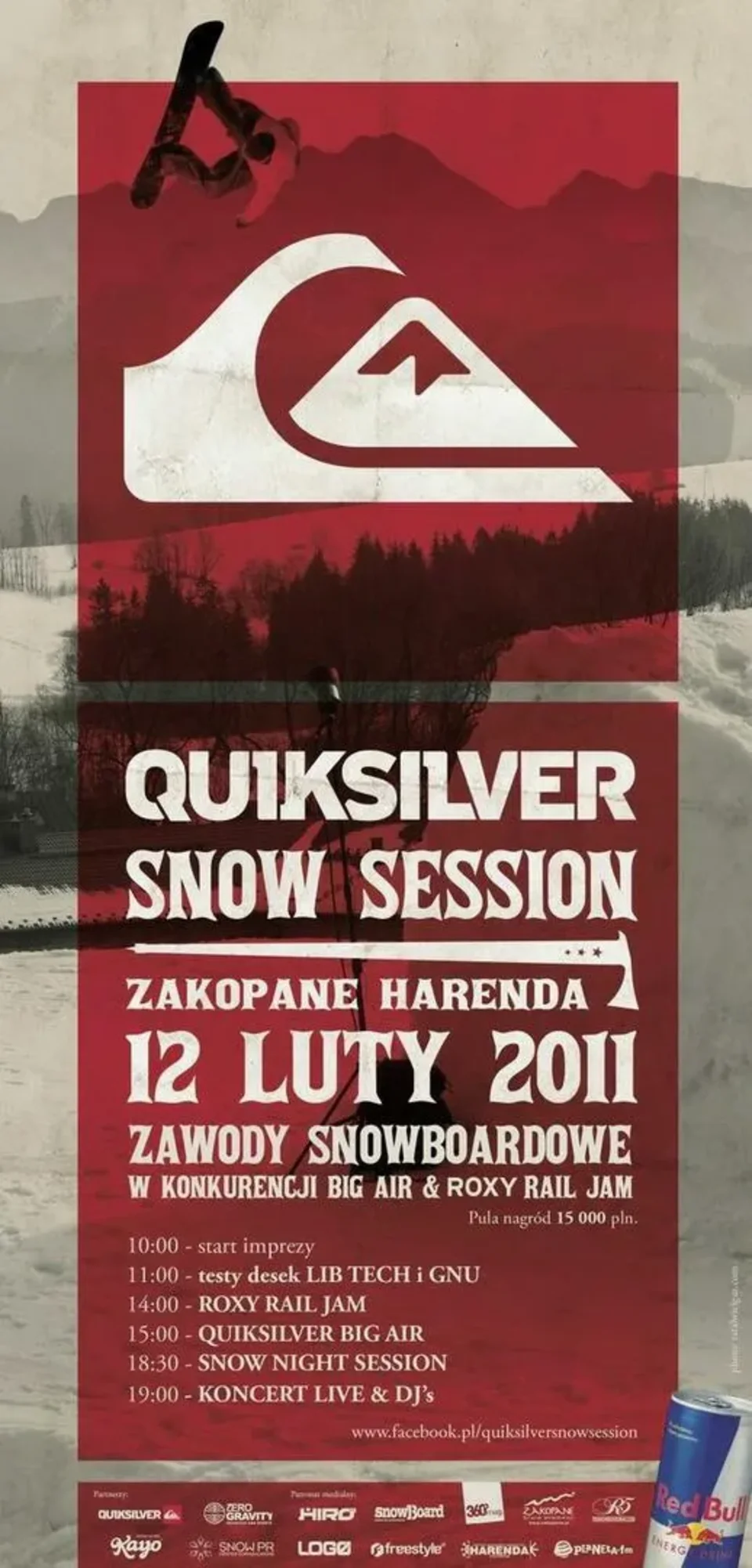 12 lutego odbędzie się Quiksilver Snow Session