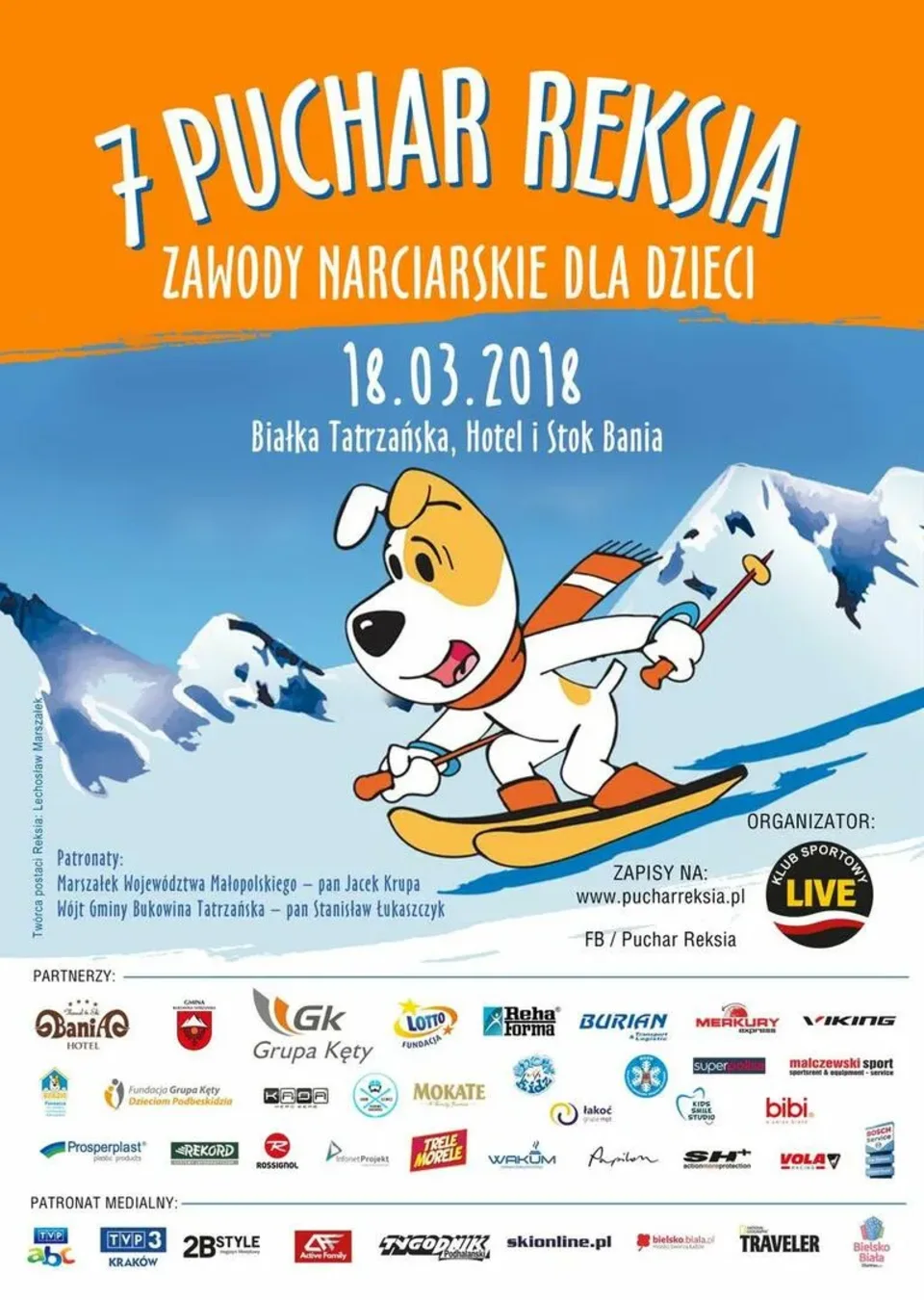 7 Puchar Reksia - największe w Polsce zawody narciarskie dla dzieci i młodzieży