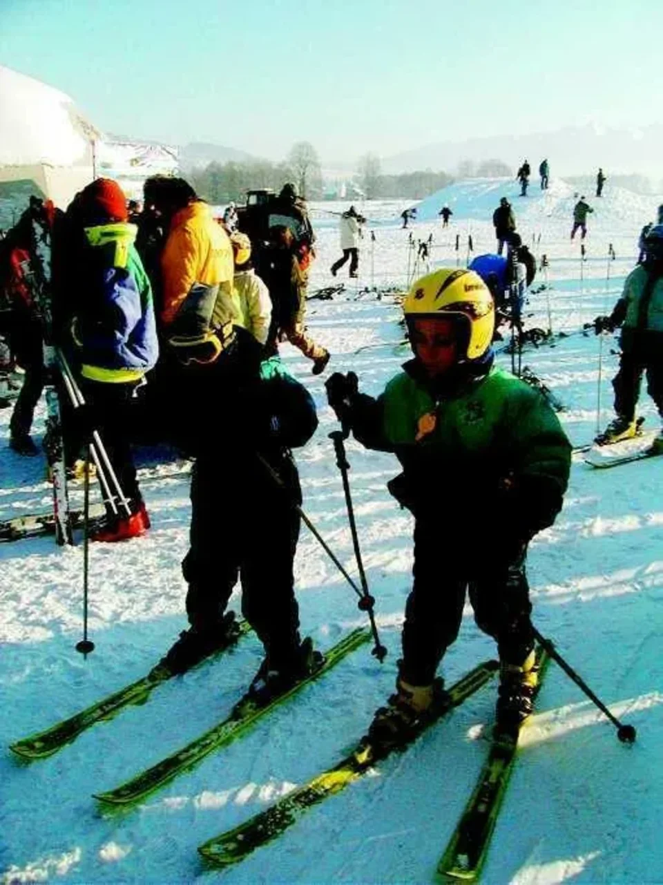 Mali turyści w ferie szaleją pod Tatrami