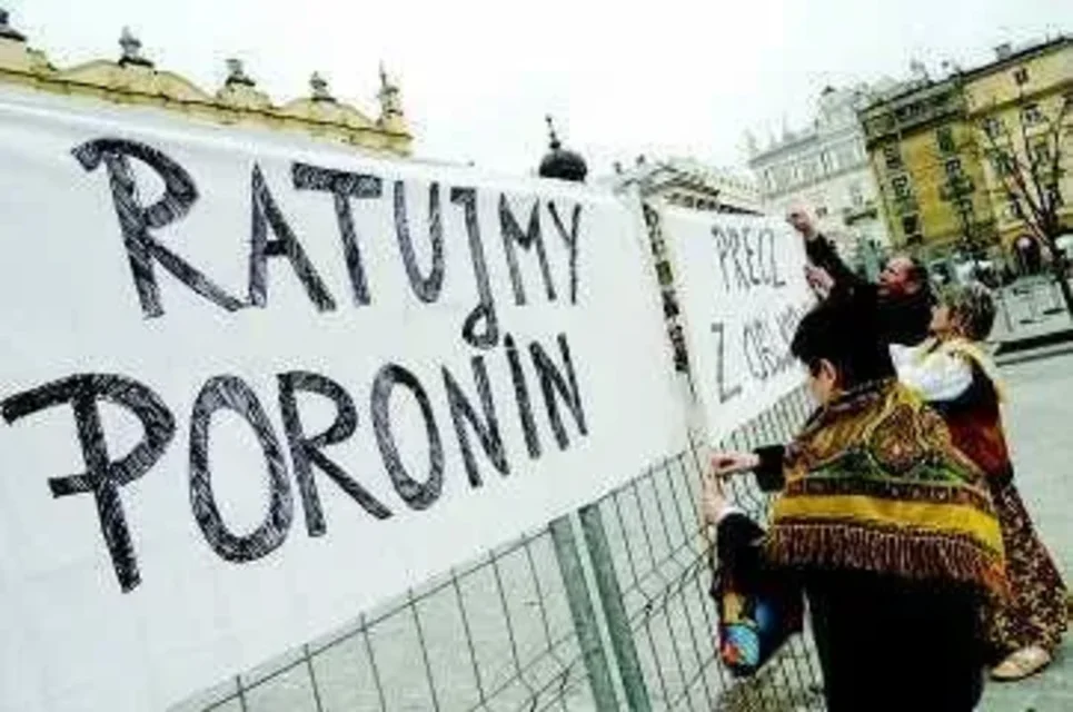 Górale manifestowali pod Wawelem