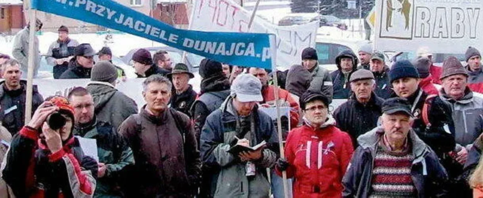 W obronie Dunajca nie cofną się przed niczym