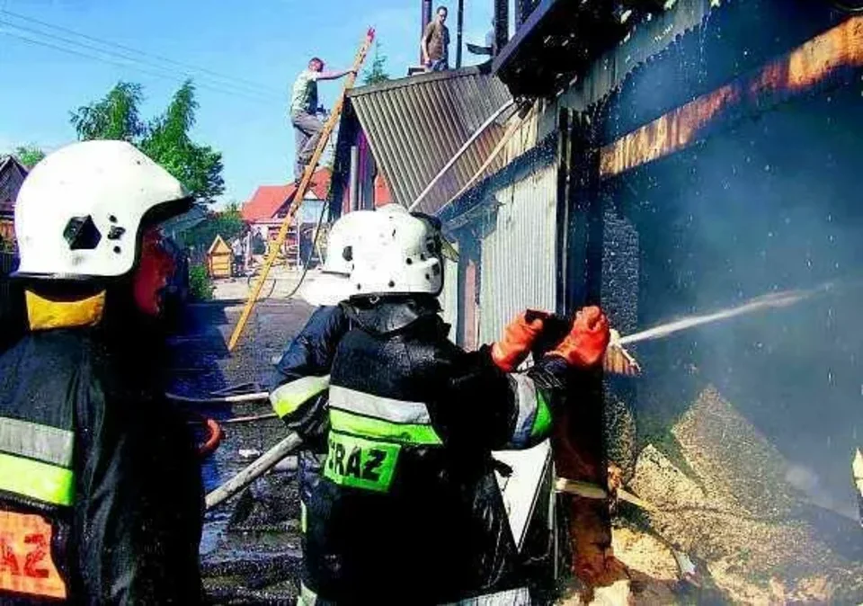 Cztery duże pożary w jedno popołudnie
