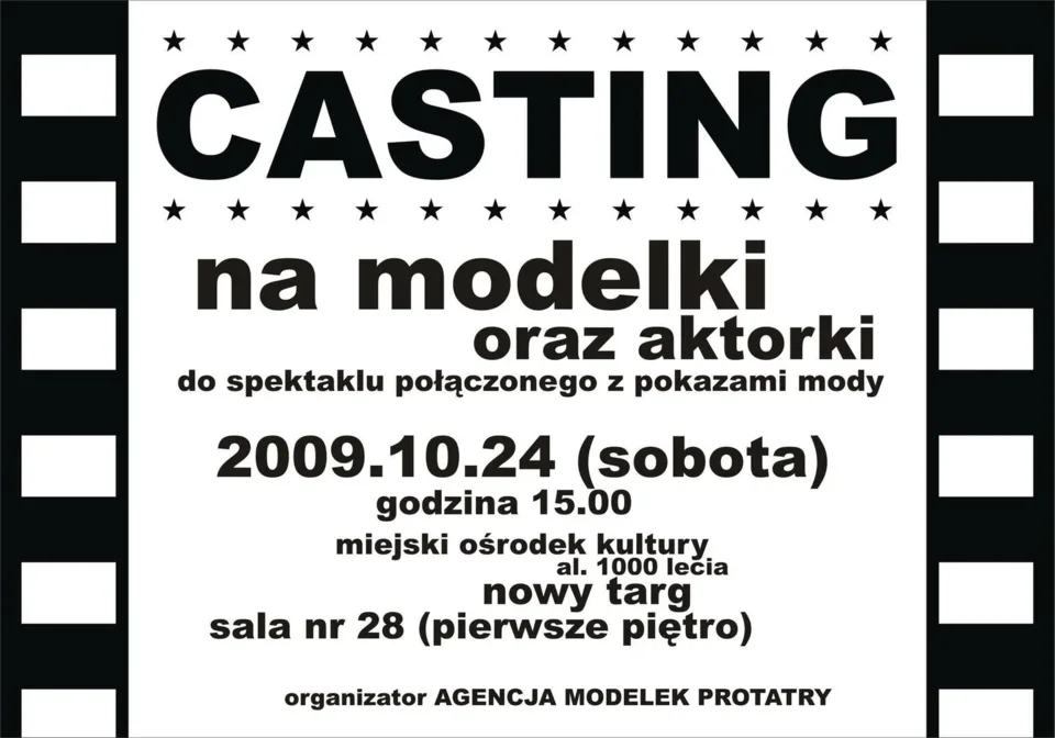 Aktorka pilnie poszukiwana