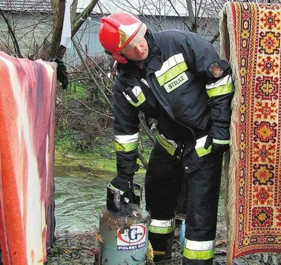 Szybka akcja strażaków zapobiegła nieszczęściu