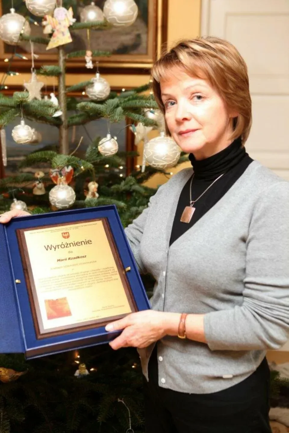 Maria Rzadkosz wyróżniona za działalność filantropijną