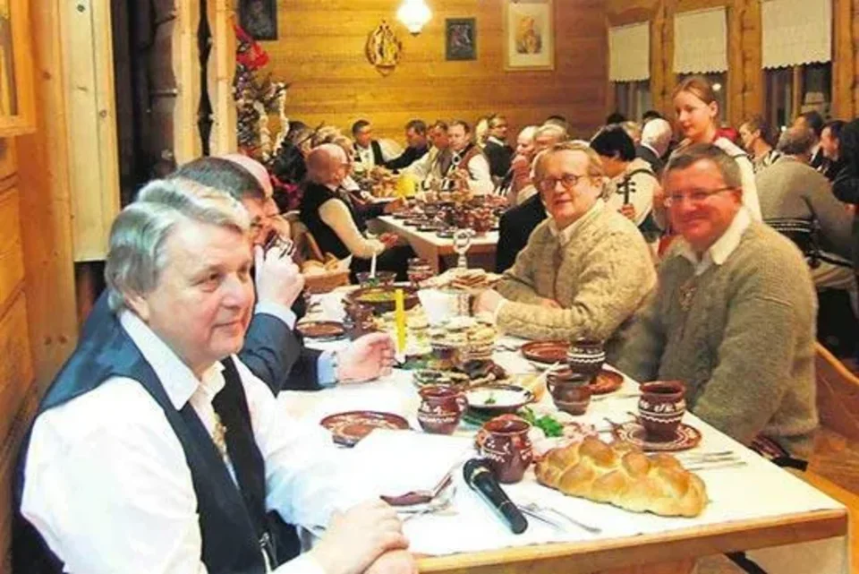 Podhalanie połamali się wczoraj opłatkiem