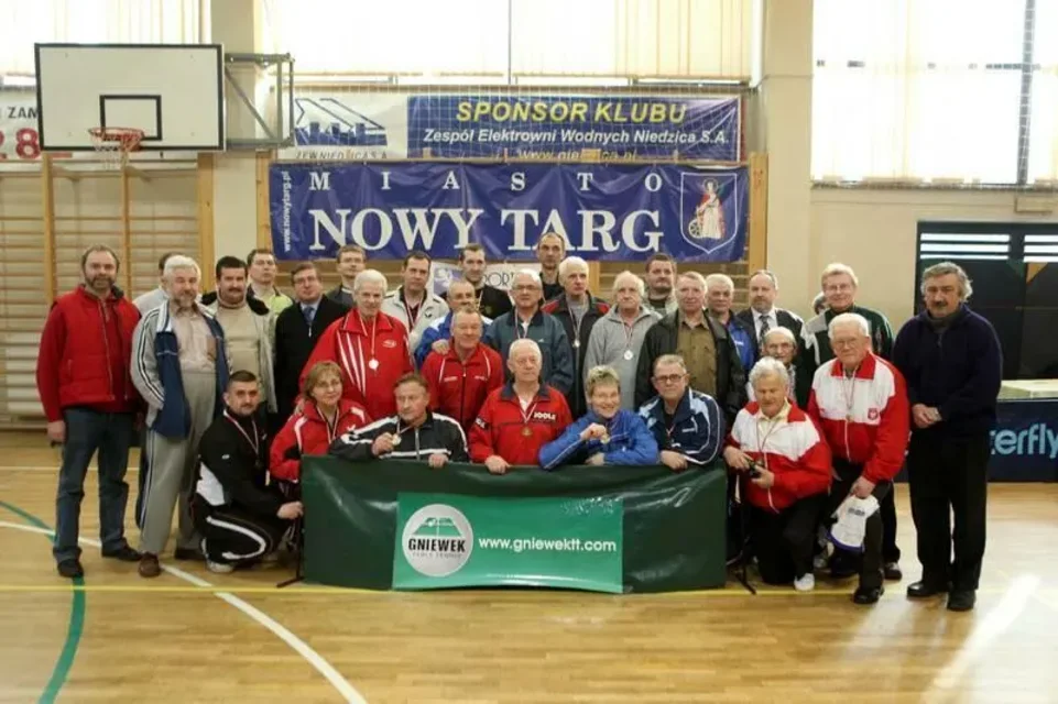 Weterani tenisa stołowego w Nowym Targu
