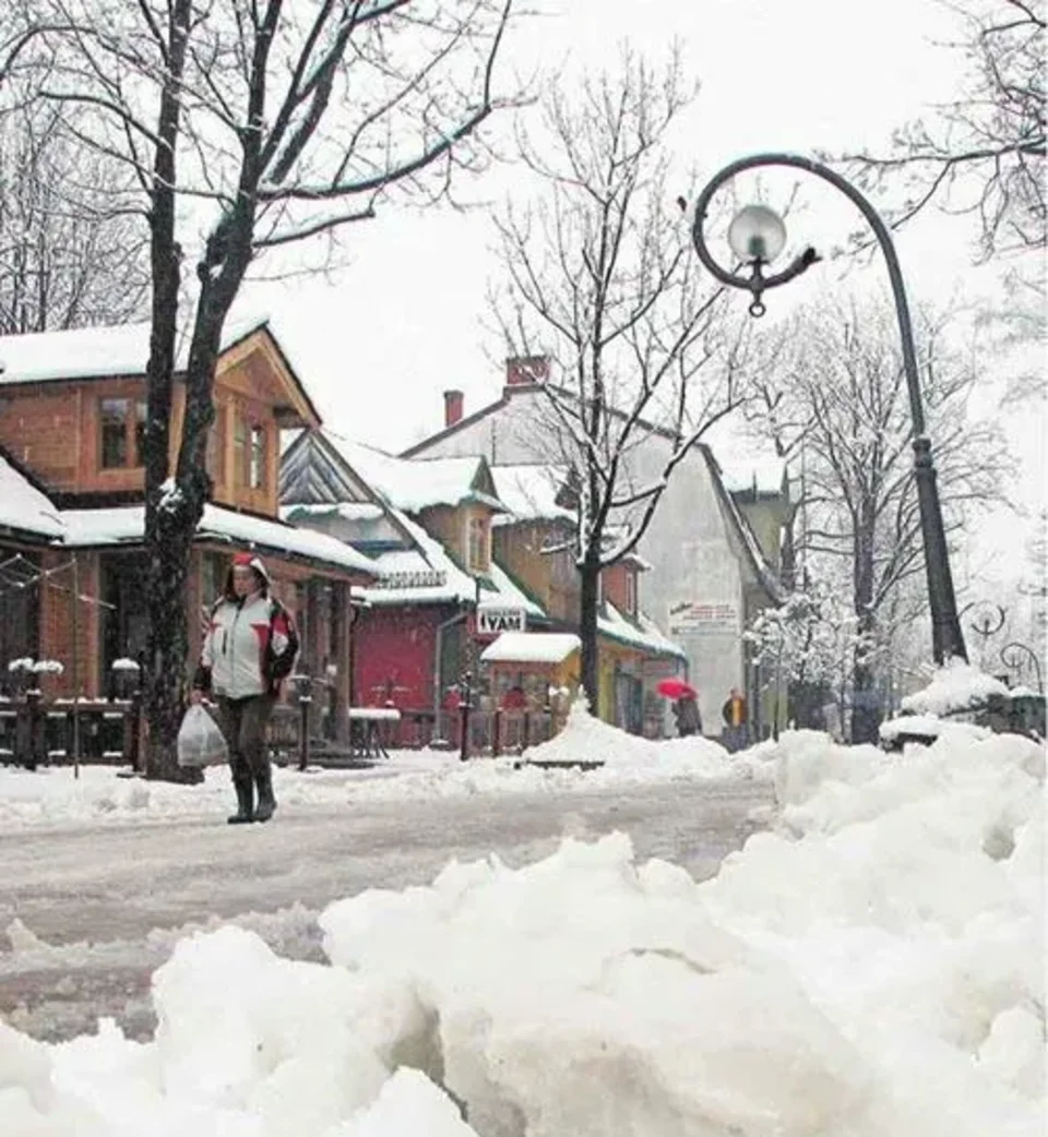 Śnieg pozbawił Zakopane prądu