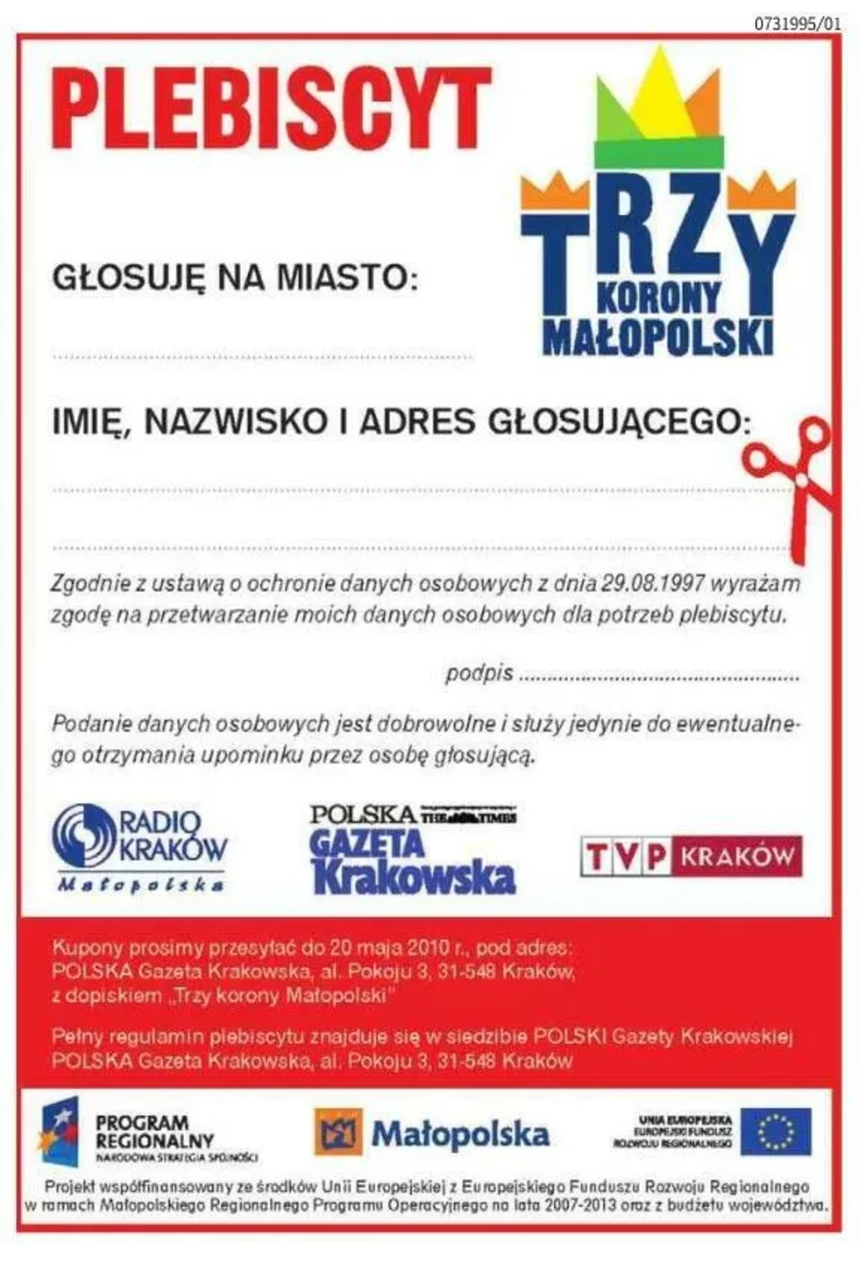 Nasz plebiscyt Trzy Korony Małopolski