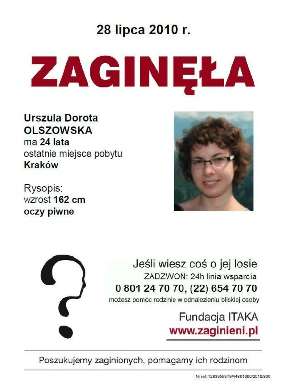 Zaginęła Urszula Olszowska