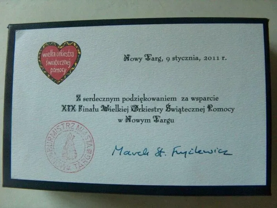 Zbiórka przedmiotów na rzecz XIX Finału WOŚP