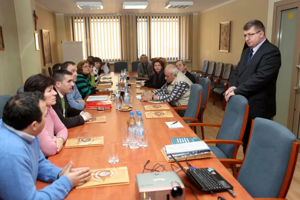 Albańscy skarbnicy w Urzędzie Miasta
