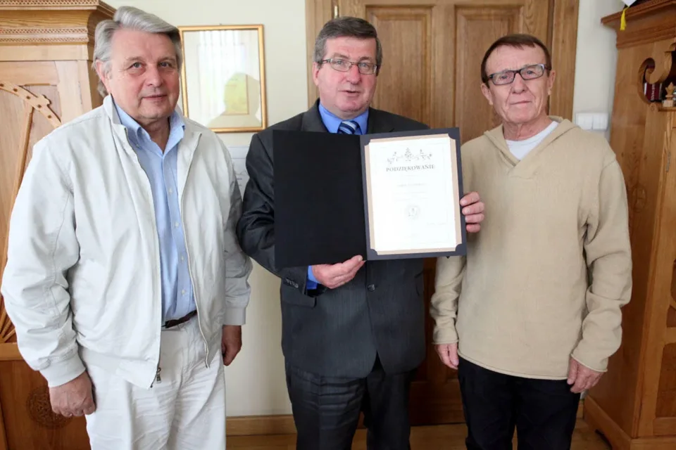 Prezes Zagata z podziękowaniami dla Burmistrza