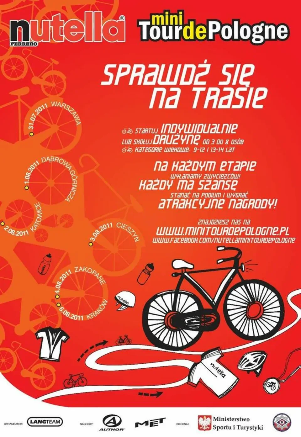 Dzieci na rowery czyli Nutella Mini Tour de Pologne
