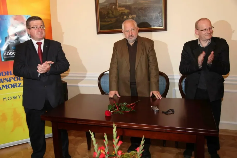 Senator Hodorowicz z honorami witany w nowotarskim ratuszu
