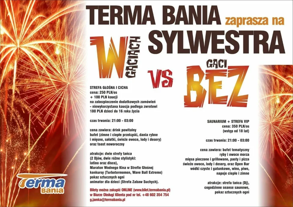 Sylwester W Gaciach i Bez Gaci